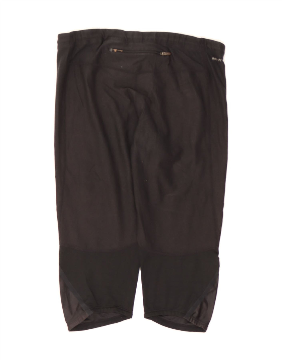 NIKE Womens Dri Fit Capri Tracksuit Trousers UK 14 Large  Black Polyester Vintage Nike and Second-Hand Nike from Messina Hembry 
