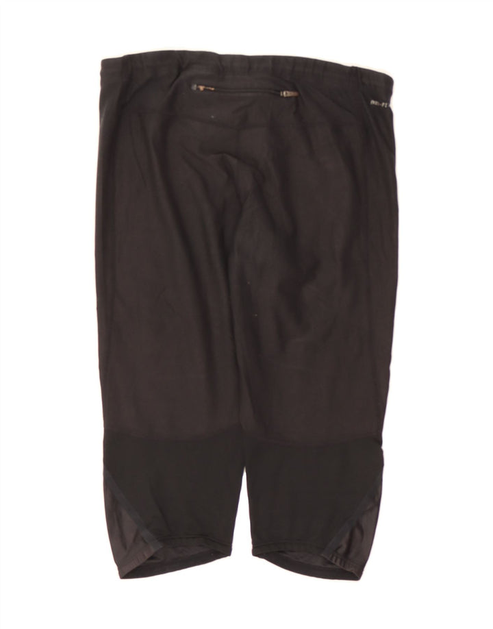 NIKE Womens Dri Fit Capri Tracksuit Trousers UK 14 Large  Black Polyester Vintage Nike and Second-Hand Nike from Messina Hembry 