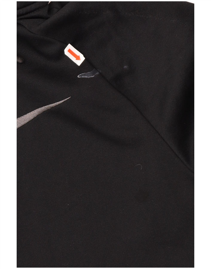 Ανδρικό πουλόβερ NIKE με φερμουάρ Dri Fit, μεσαίο μαύρο πολυεστέρα