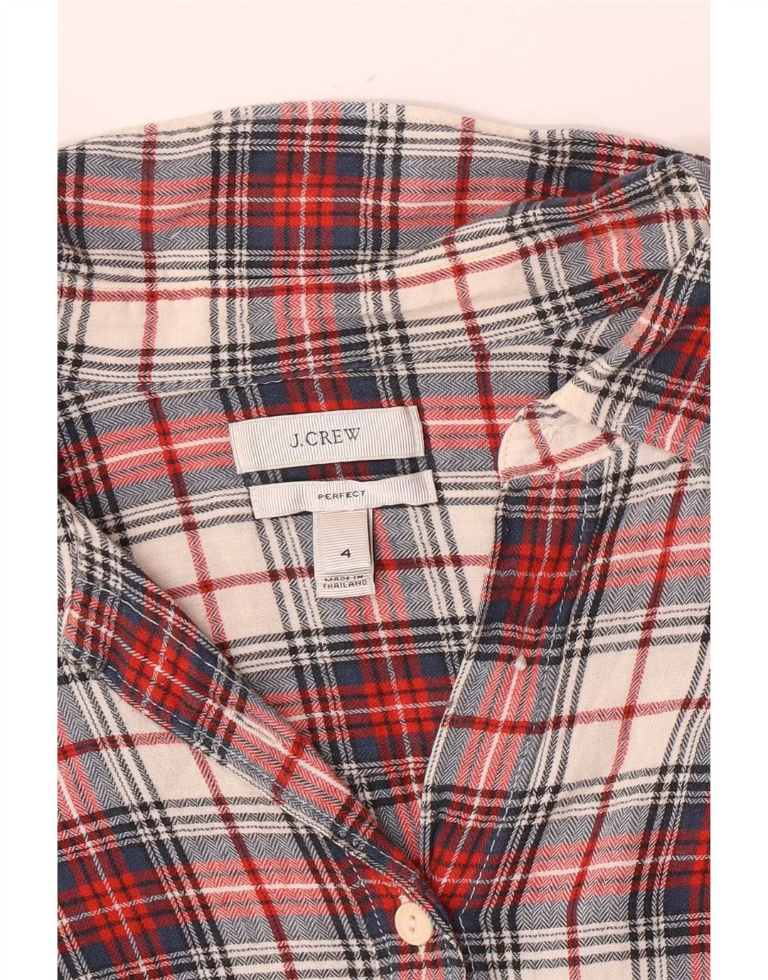 Γυναικείο φανελένιο πουκάμισο J. Crew US 4 Small Red Check