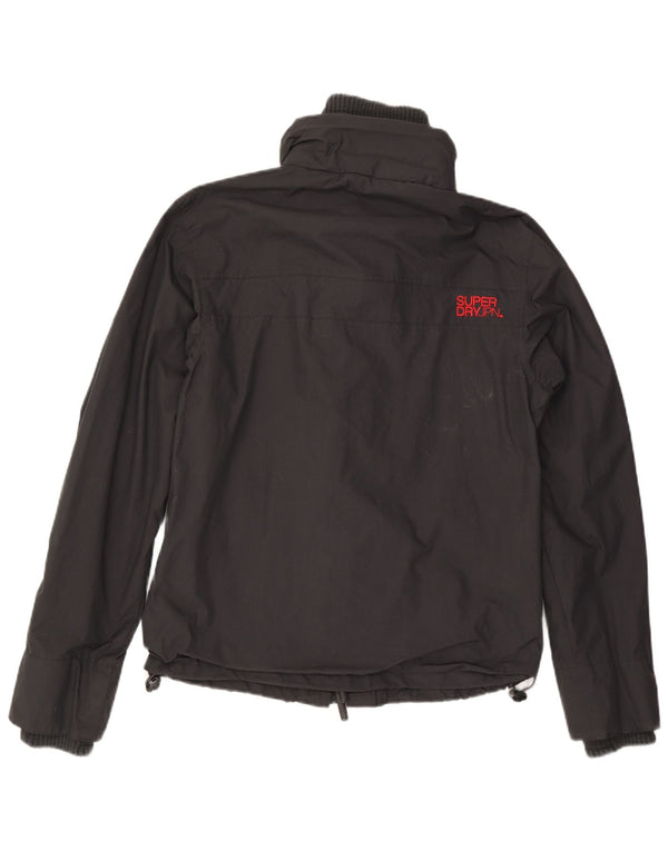 Γυναικείο Μπουφάν SUPERDRY Windbreaker UK 18 XL Μαύρο νάιλον