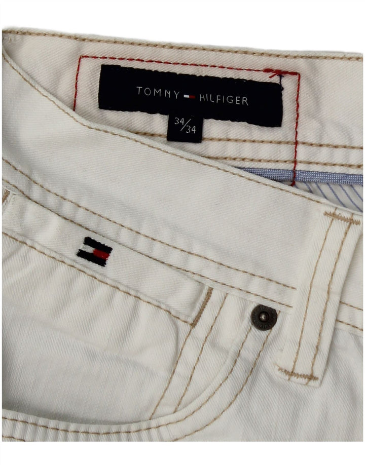Ανδρικό τζιν ίσιο TOMMY HILFIGER W34 L29 Μπλε βαμβακερό