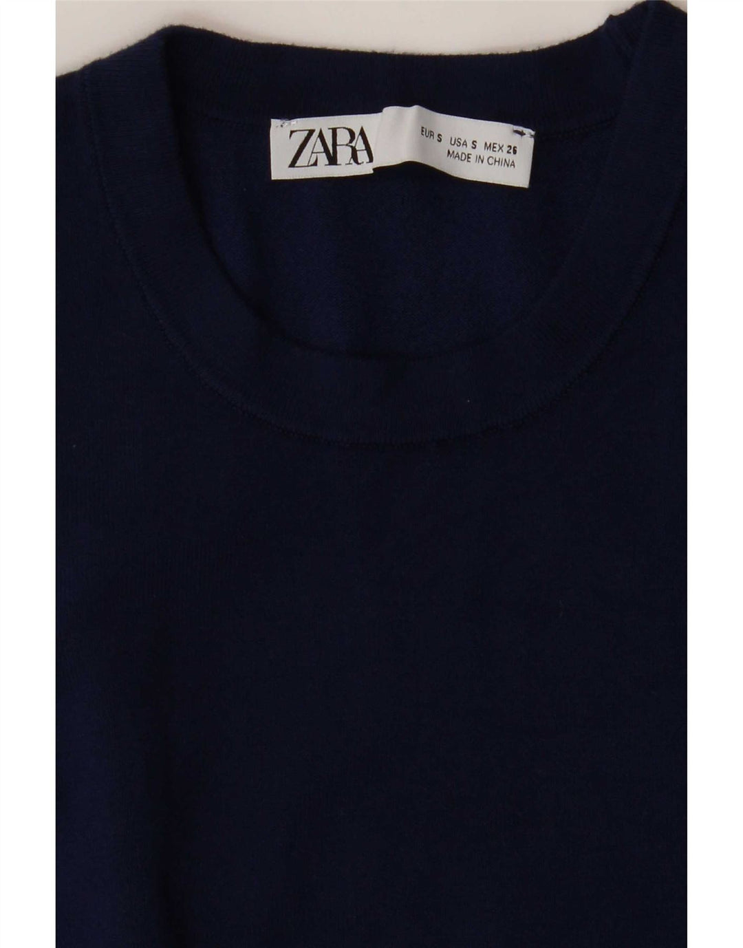 Zara Γυναικείο Γιλέκο Tank Top UK 10 Small Navy Blue