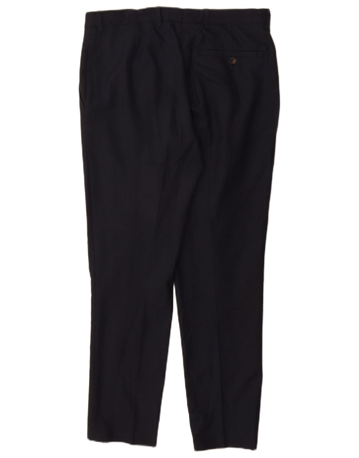 Marks & Spencer Ανδρικό Slim Suit Παντελόνι W32 L29 Navy Blue Polyester