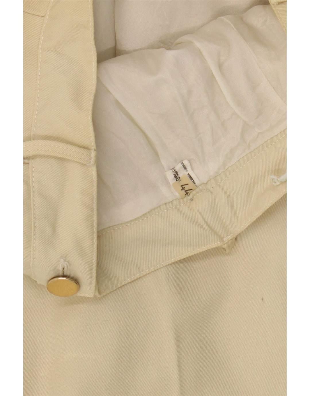 VINTAGE Womens A-Line Skirt IT 44 Medium W28  Beige Vintage Vintage and Second-Hand Vintage from Messina Hembry 