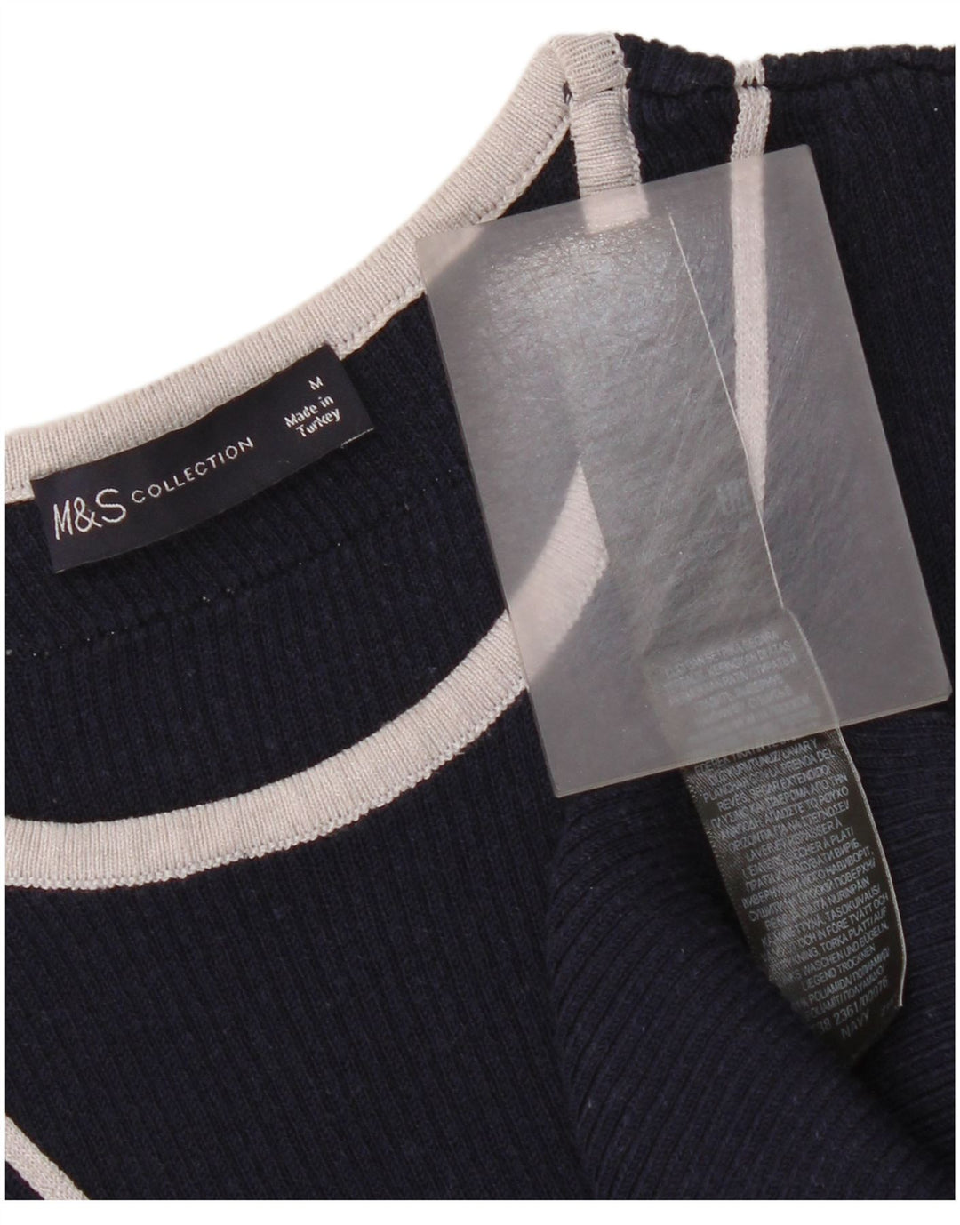 Marks & Spencer Γυναικείο Αμάνικο Φόρεμα UK 12 Medium Navy Blue