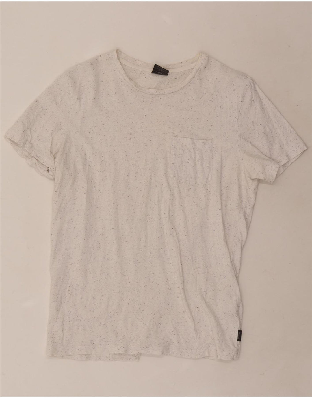 Jack & Jones Ανδρικό T-Shirt Μπλουζάκι από μεσαίο λευκό βαμβάκι