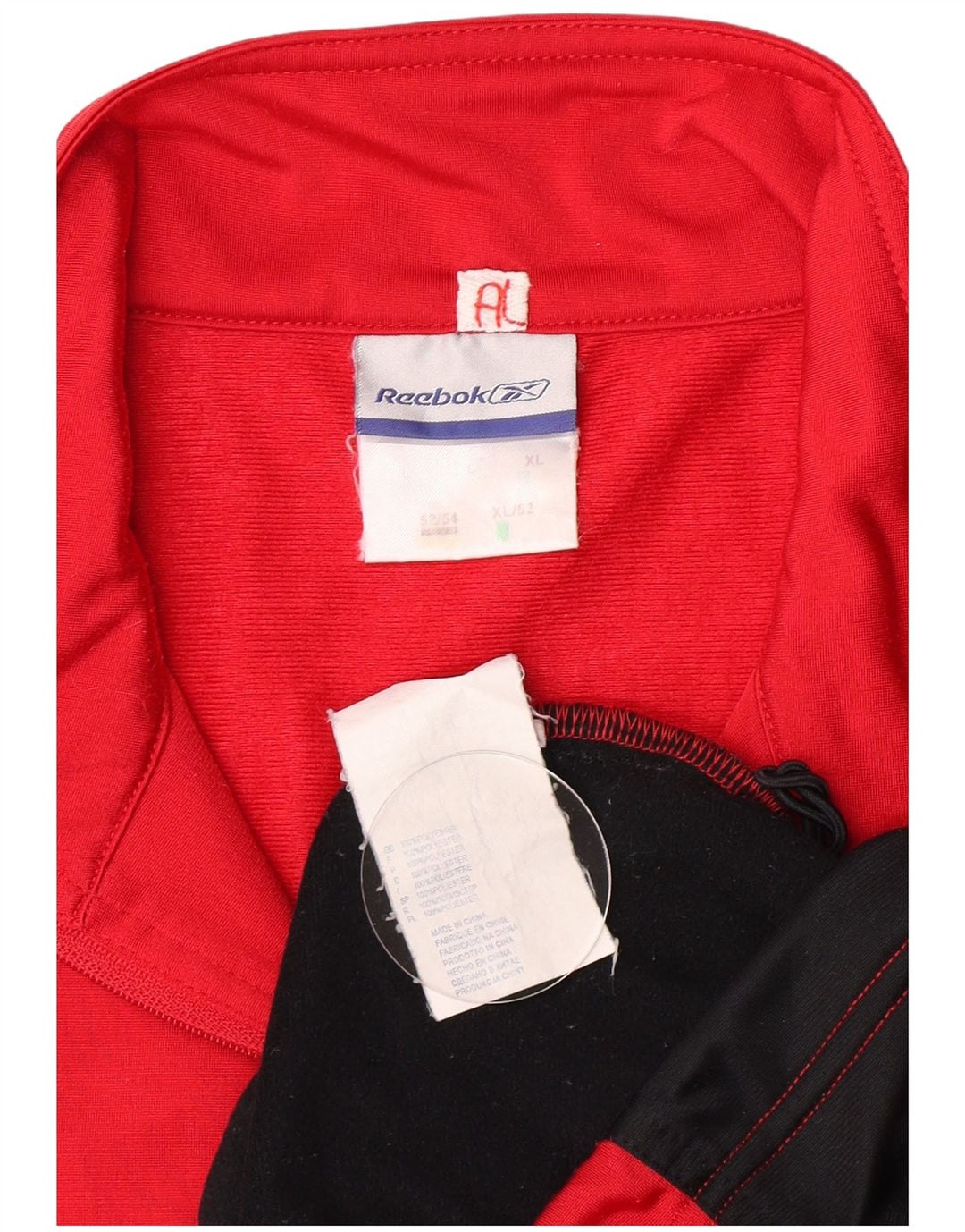 Ανδρική φόρμα Reebok Top Jacket Μεγάλο Κόκκινο Colourblock Πολυεστέρας