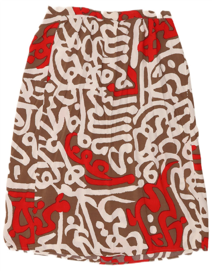 Vintage Γυναικεία Wrap Φούστα W30 Μεσαία Πολύχρωμη Γεωμετρική