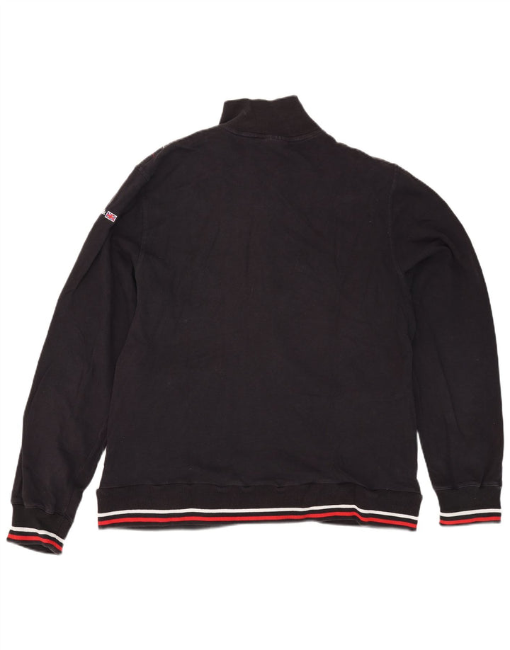 Ανδρική φόρμα Reebok Top Jacket XL Navy Blue ριγέ βαμβακερό