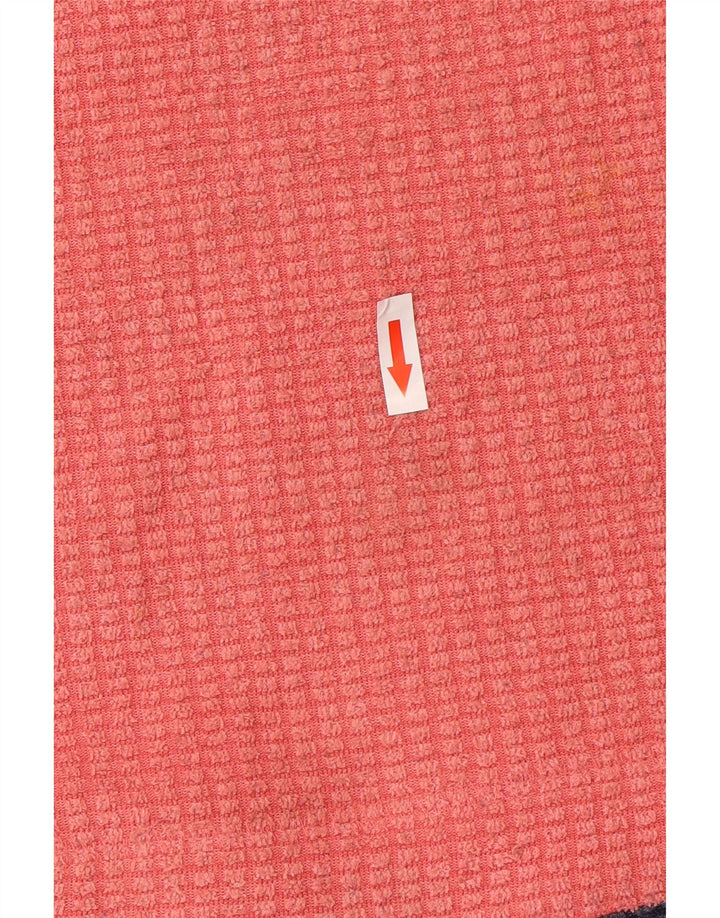 Weird Fish γυναικείο φερμουάρ Fleece Jumper UK 16 Large Pink Polyester