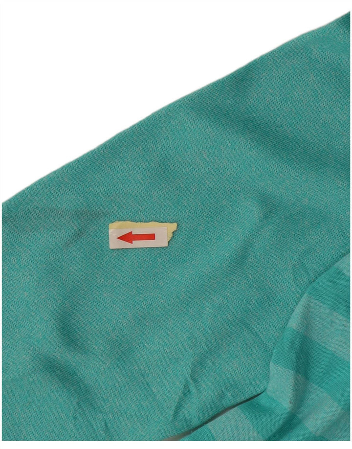 Adidas Ανδρικό Hoodie Jumper Μεγάλο Τυρκουάζ Ριγέ Πολυεστέρας