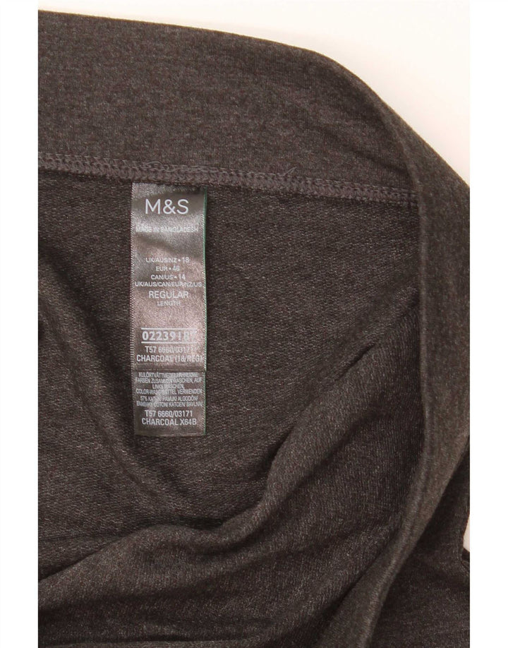 Γυναικείο κολάν Marks & Spencer UK 18 XL Γκρι βαμβακερό