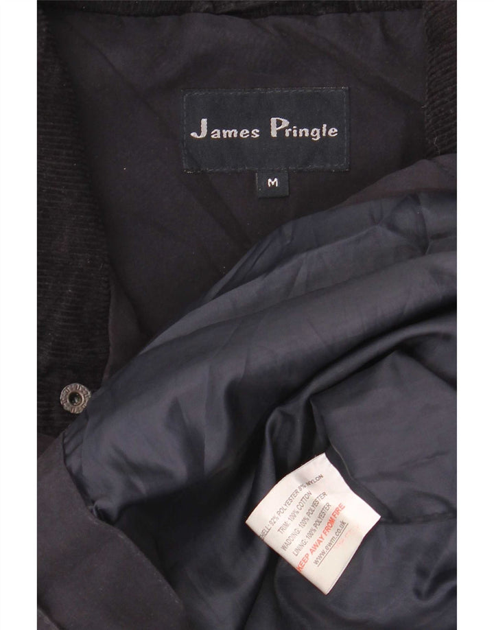 James Pringle Mens Padded Jacket UK 38 Medium Navy Blue Polyester