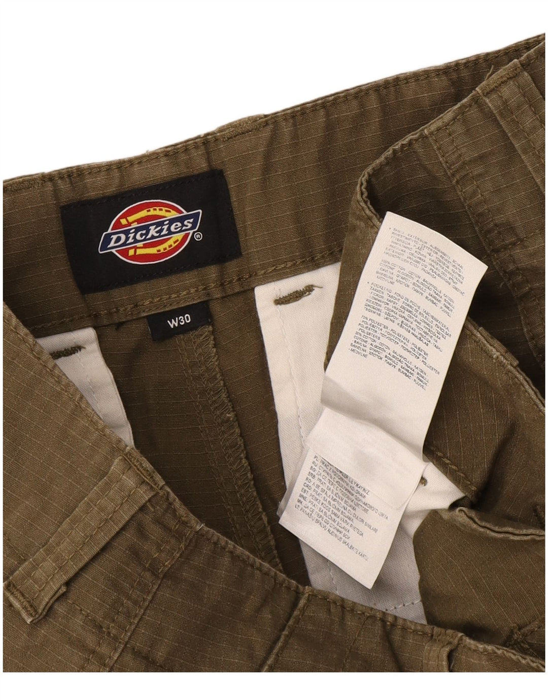 DICKIES Ανδρικό ίσιο παντελόνι Cargo W30 L31 Khaki Polyester