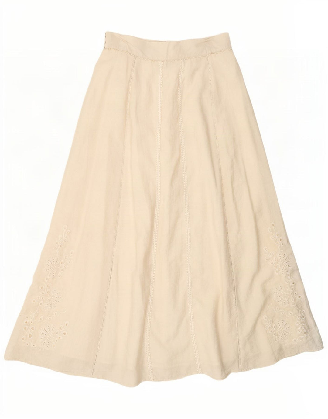 Zara Γυναικεία Maxi Φούστα Medium W28 Off White Floral