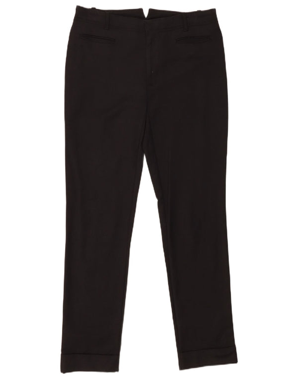 Zara Γυναικείο Slim Casual Παντελόνι EU 42 Large W32 L29 Μαύρο