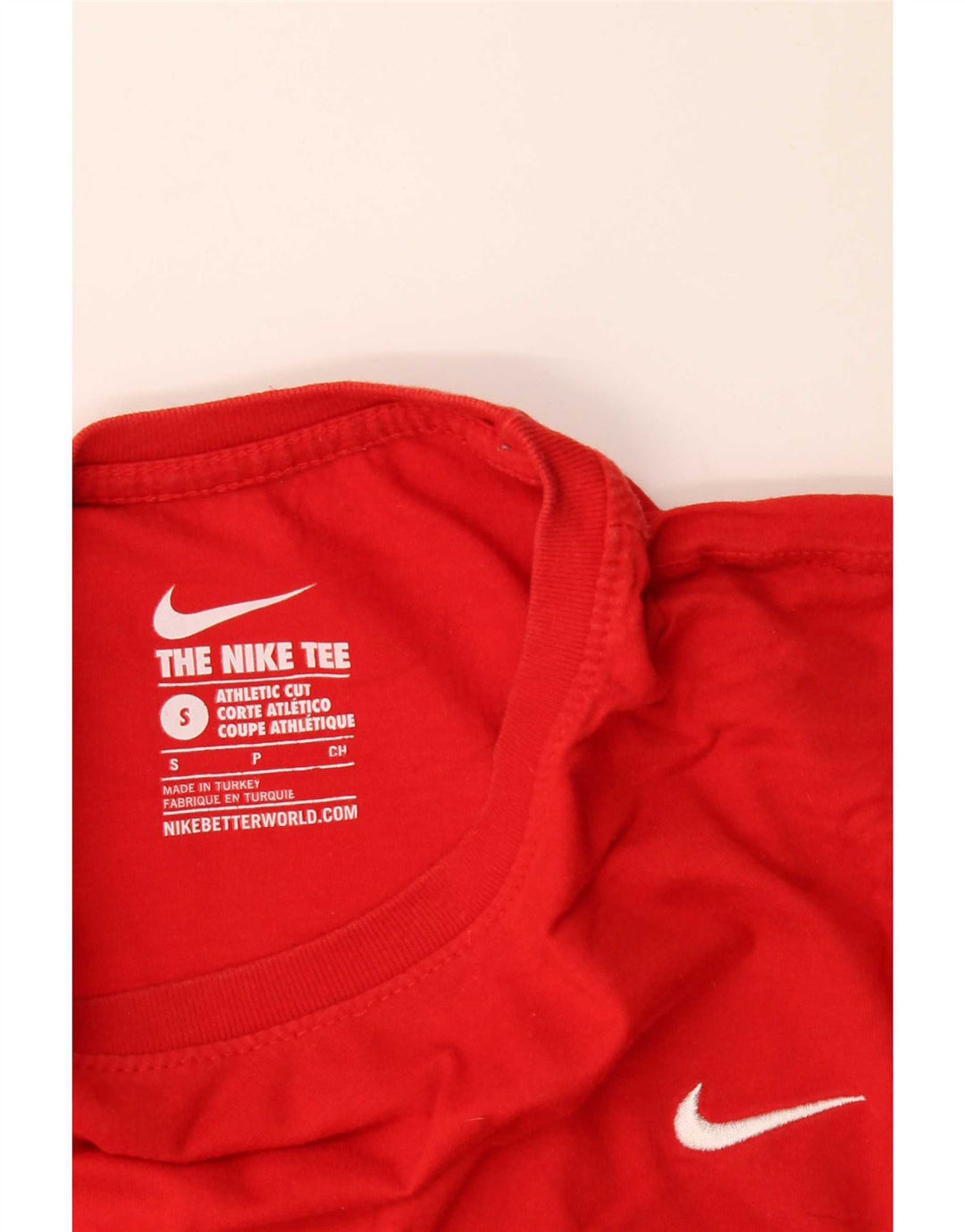 Ανδρικό μπλουζάκι Nike με κούφωμα, μικρό κόκκινο