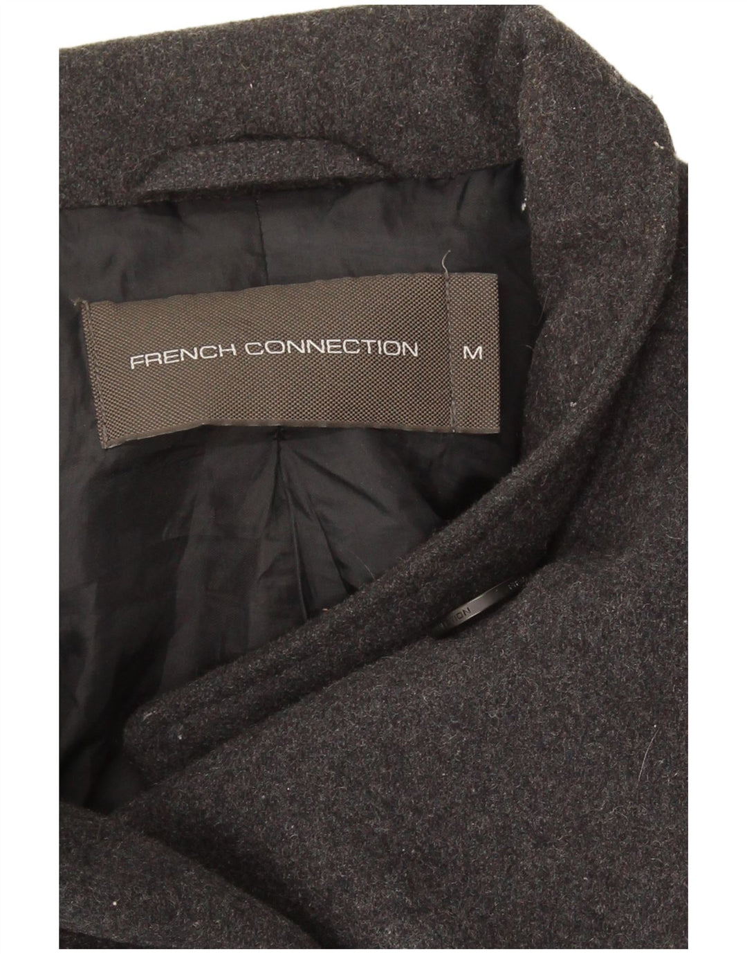 French Connection Ανδρικό παλτό μπιζελιού UK 38 Medium Grey