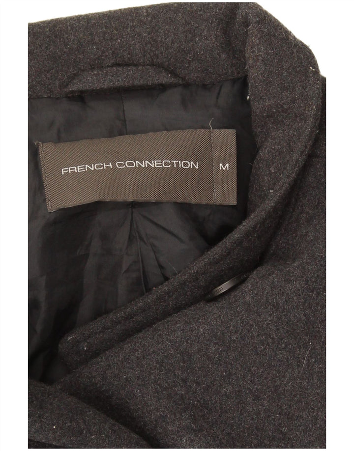 French Connection Ανδρικό παλτό μπιζελιού UK 38 Medium Grey