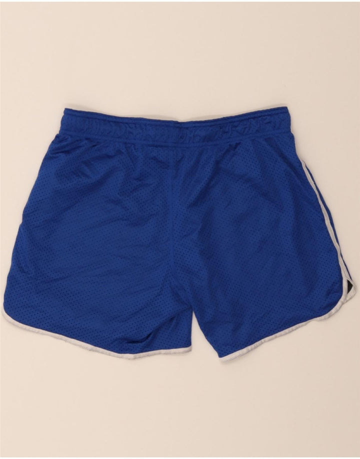 NIKE Womens Sport Shorts UK 14 Medium  Blue Polyester Vintage Nike and Second-Hand Nike from Messina Hembry 