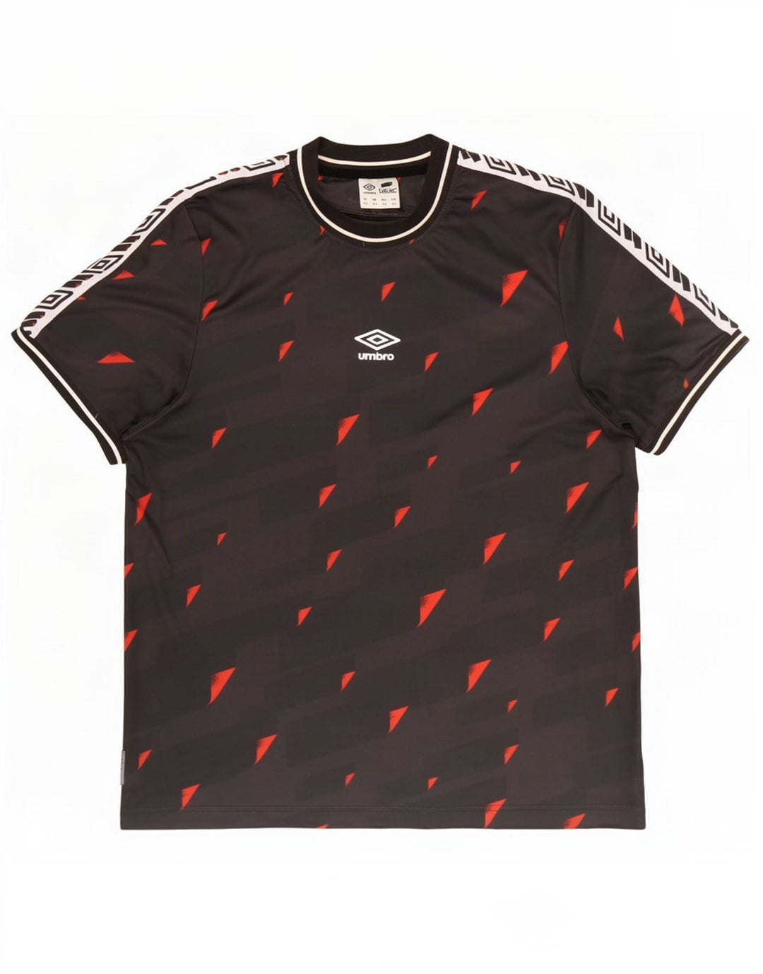 Ανδρικό γραφικό T-Shirt Umbro Top 2XL Μαύρο γεωμετρικό πολυεστέρα