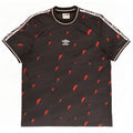 Ανδρικό γραφικό T-Shirt Umbro Top 2XL Μαύρο γεωμετρικό πολυεστέρα