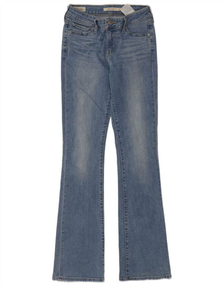Levi's Womens 715 Bootcut Jeans W26 L32 Μπλε βαμβακερό