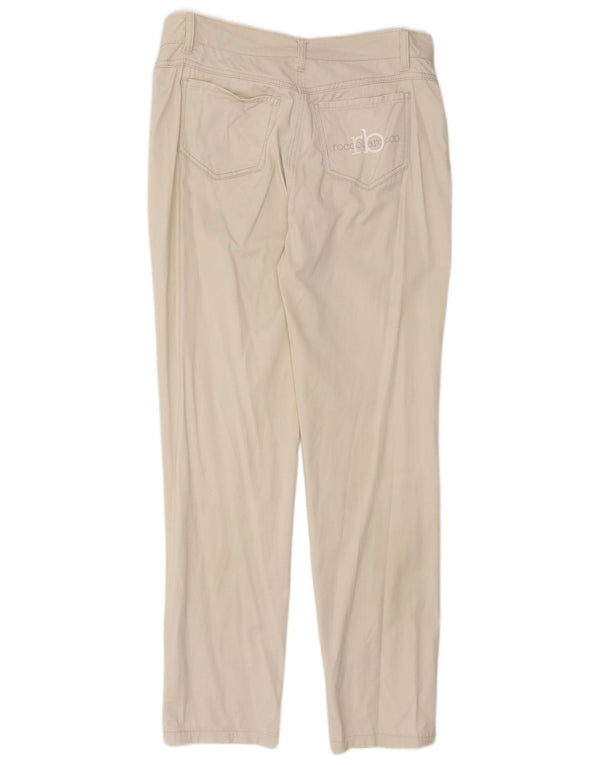 Roccobarocco Γυναικείο Slim Casual Παντελόνι EU 38 Medium W30 L31 Off White