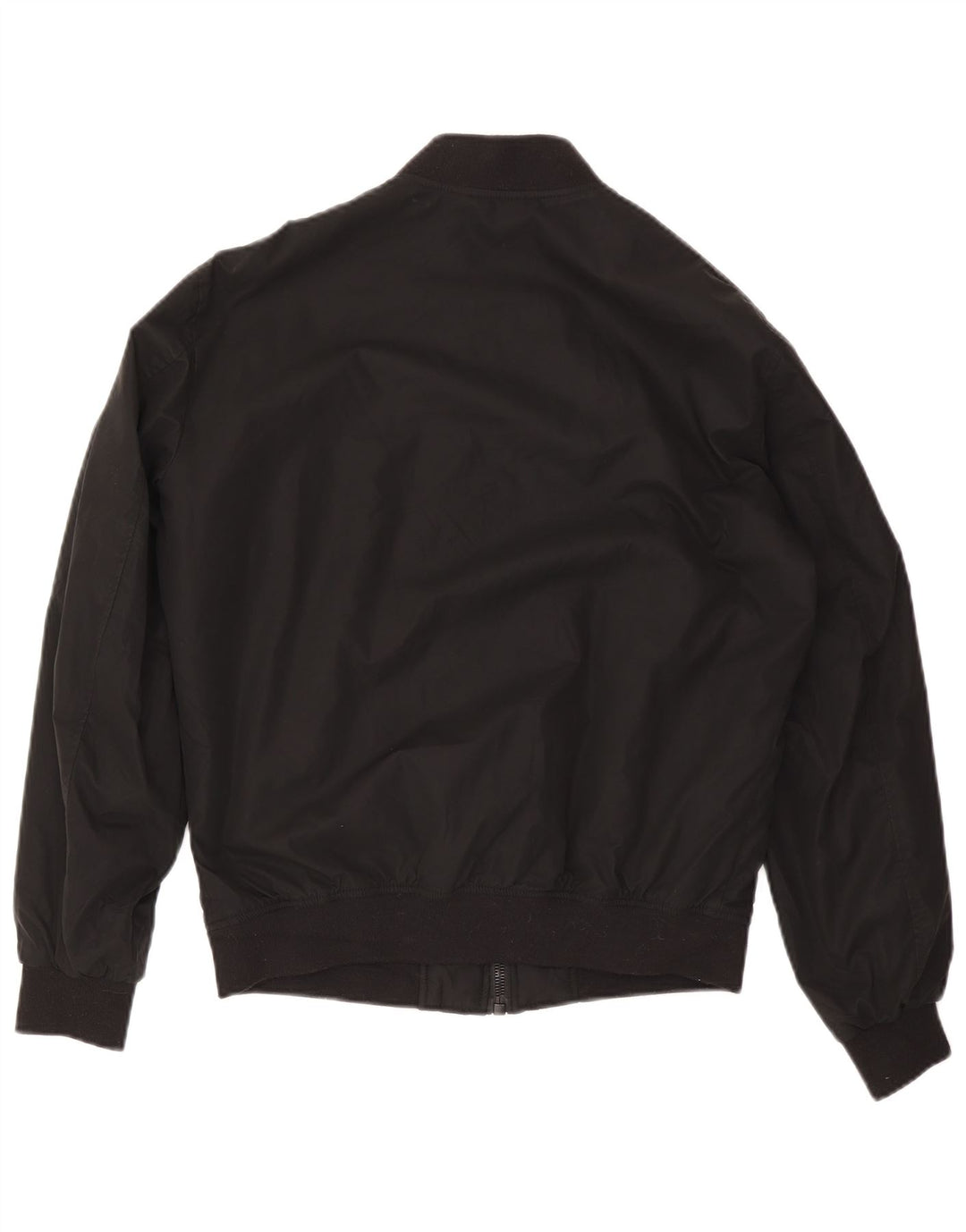Zara Ανδρικό Loose Fit Bomber Jacket UK 36 Small Black Polyester