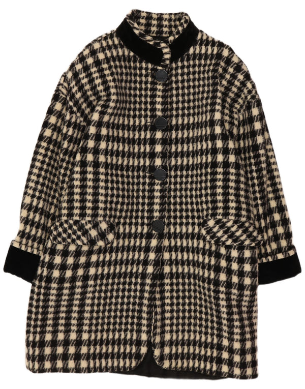 Superior Γυναικείο Πανωφόρι UK 18 XL Μαύρο Houndstooth Acetate