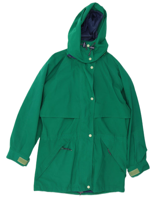 Eddie Bauer Ανδρικό μπουφάν βροχής με κουκούλα UK 36 Small Green Polyester