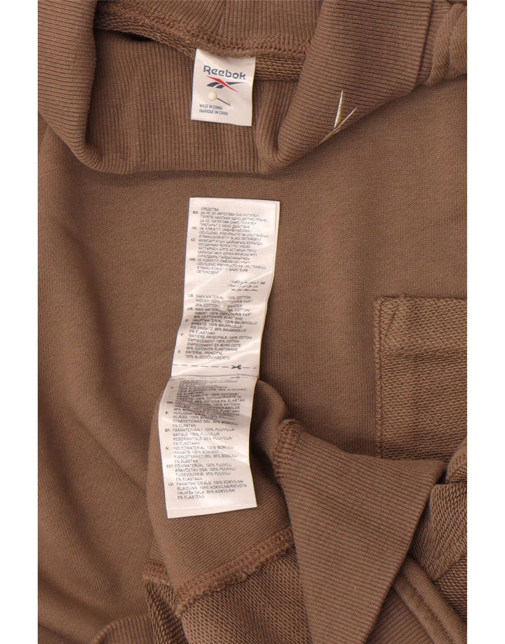 Reebok Γυναικείο φούτερ με ρολό λαιμόκοψη Jumper UK 16/18 μεγάλο καφέ