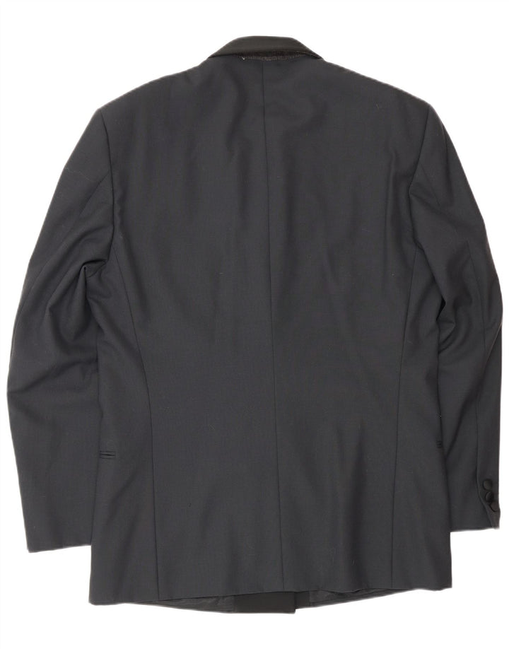 Profilo Ανδρικό Μπουφάν Blazer Διπλό στήθος IT 48 Μέτριο Μαύρο Παρθένο Μαλλί