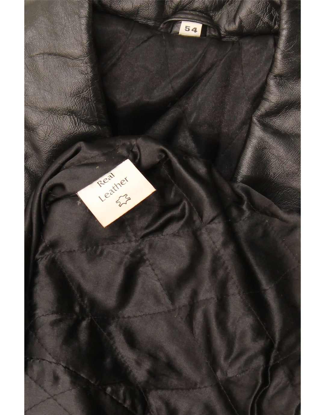Vintage Ανδρικό Δερμάτινο Μπουφάν EU 54 2XL Μαύρο Δερμάτινο