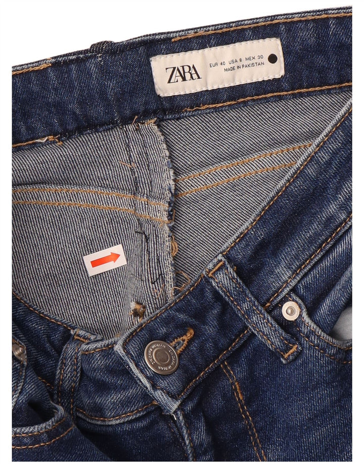 Zara Γυναικείο Skinny Jeans EU 40 Medium W30 L28 Blue