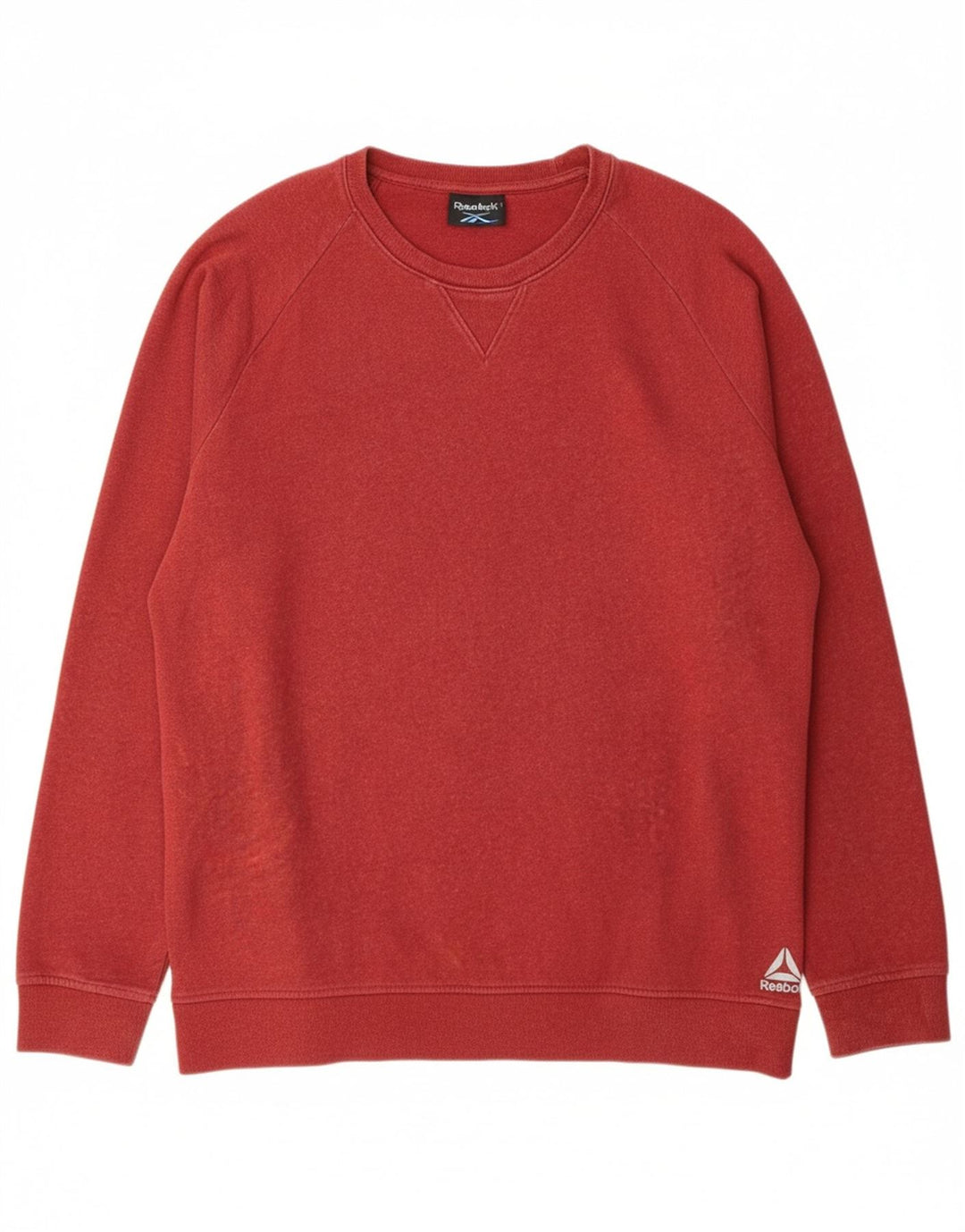 REEBOK Mens Sweatshirt Jumper 2XL Burgundy Cotton Vintage Reebok and Second-Hand Reebok from Messina Hembry 