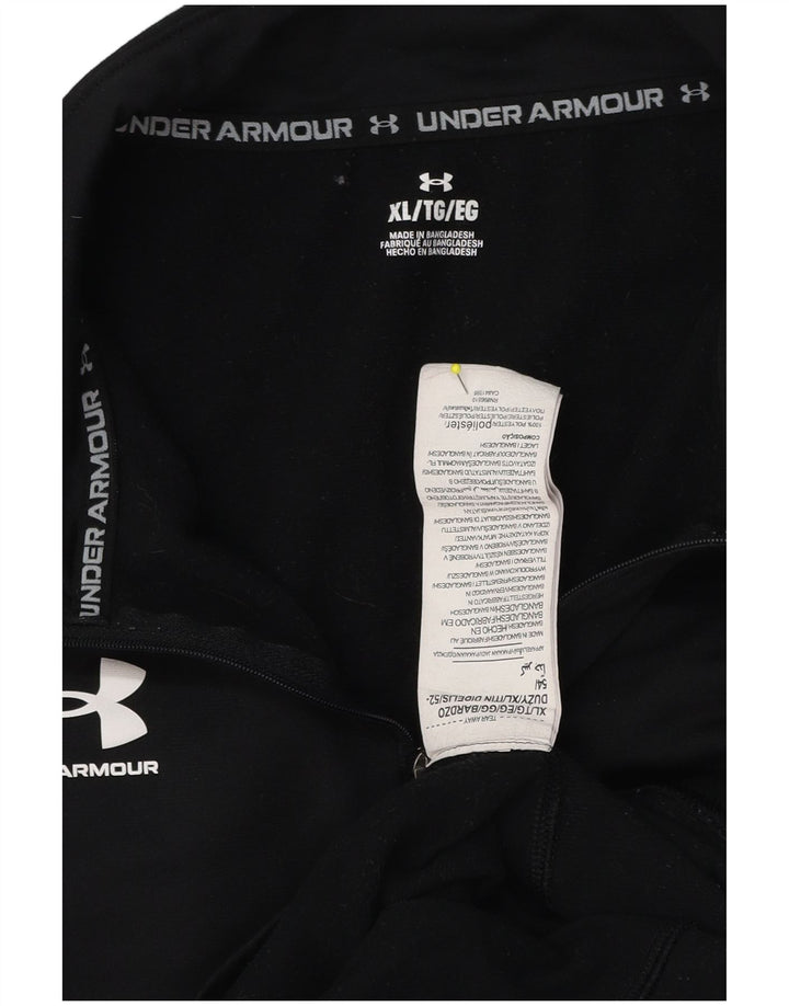 Under Armour Ανδρική φόρμα πουλόβερ με φερμουάρ Top XL Μαύρο Πολυεστέρας