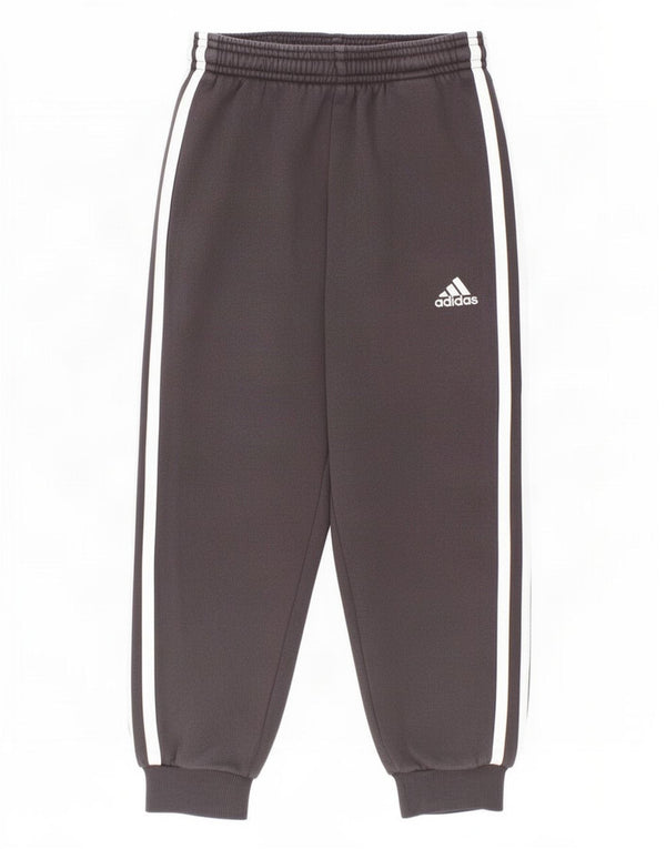 Adidas Boys αθλητική φόρμα παντελόνι Joggers 5-6 ετών γκρι βαμβακερό
