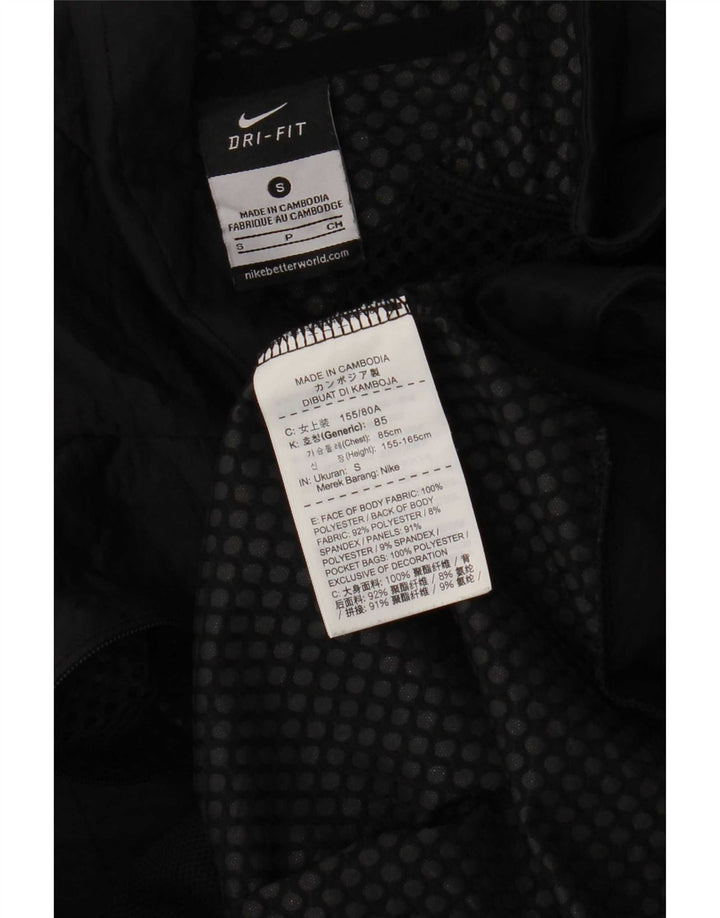 Ανδρική φόρμα πουλόβερ με φερμουάρ Nike Dri Fit Top Small Black Polyester