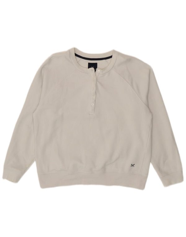 Crew Clothing Γυναικεία φούτερ Jumper UK 14 Large White Cotton