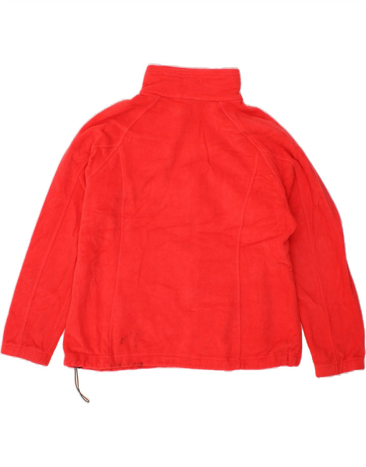 COLUMBIA Womens Fleece Jacket UK 20 2XL Red Polyester Vintage Columbia and Second-Hand Columbia from Messina Hembry 