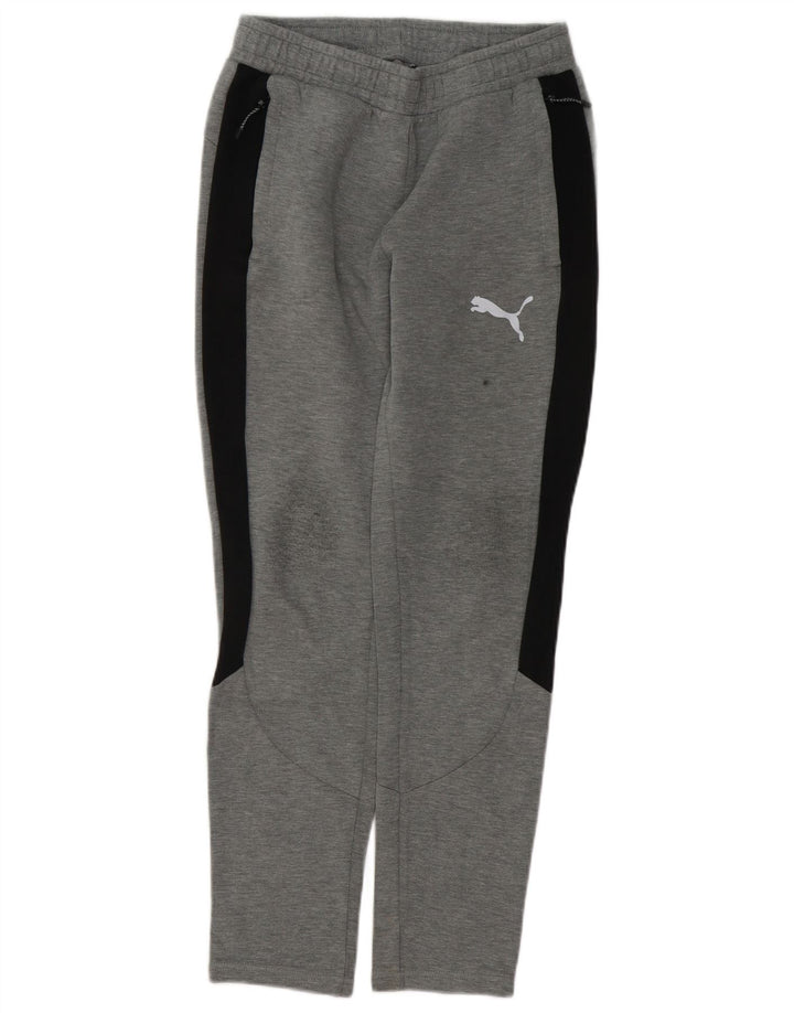 Ανδρική αθλητική φόρμα Puma Παντελόνι Μικρό Γκρι Βαμβακερό