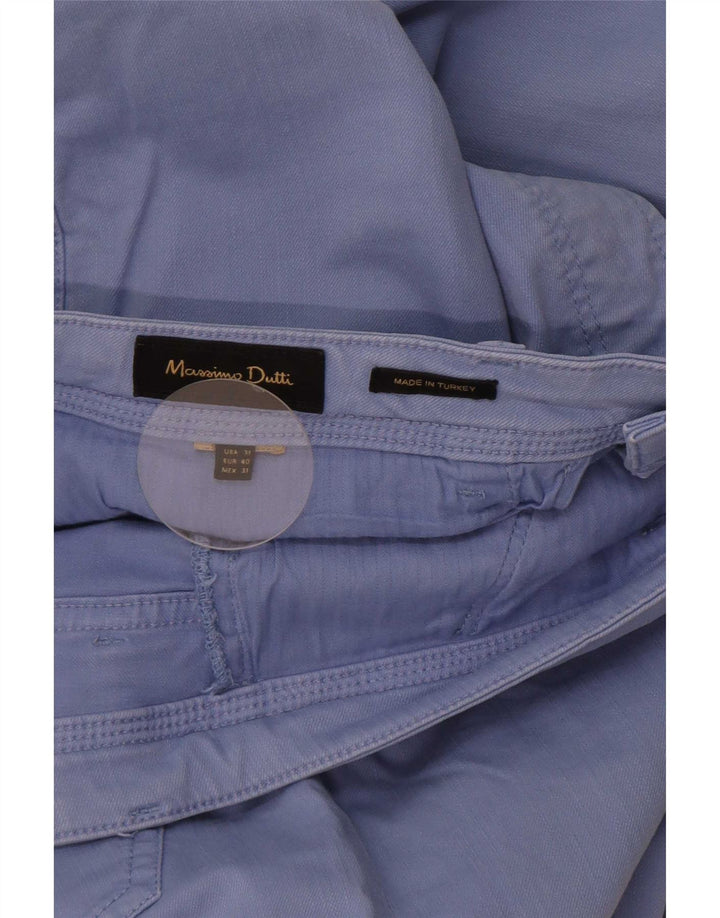 Massimo Dutti Ανδρικό Slim Casual Παντελόνι EU 40 Medium W31 L29 Blue