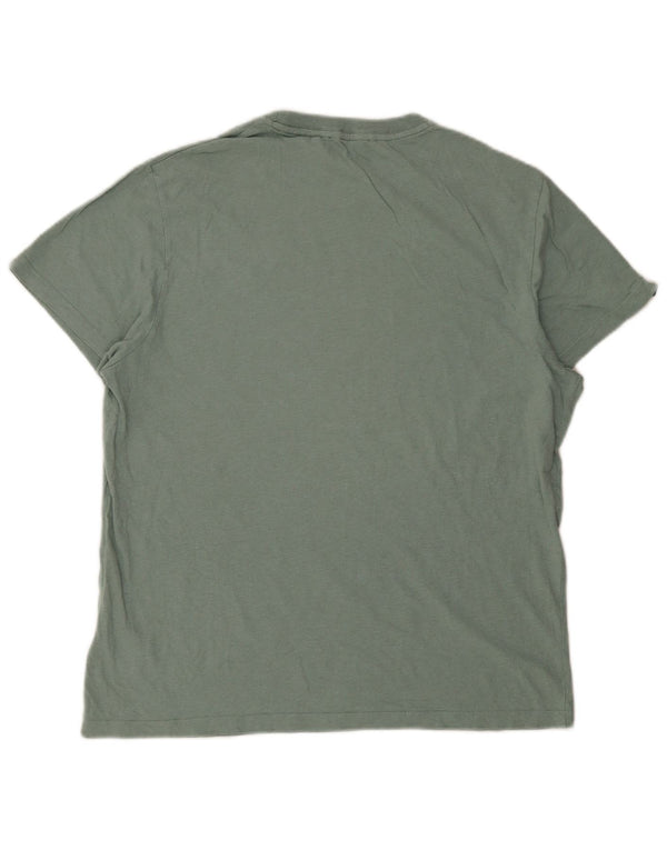 Superdry Ανδρικό T-Shirt Top 2XL Πράσινο βαμβακερό