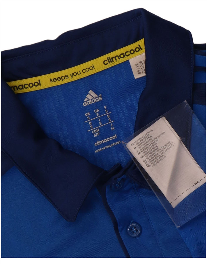 Ανδρικό πουκάμισο ADIDAS Climacool Polo Small Blue Colourblock Polyester