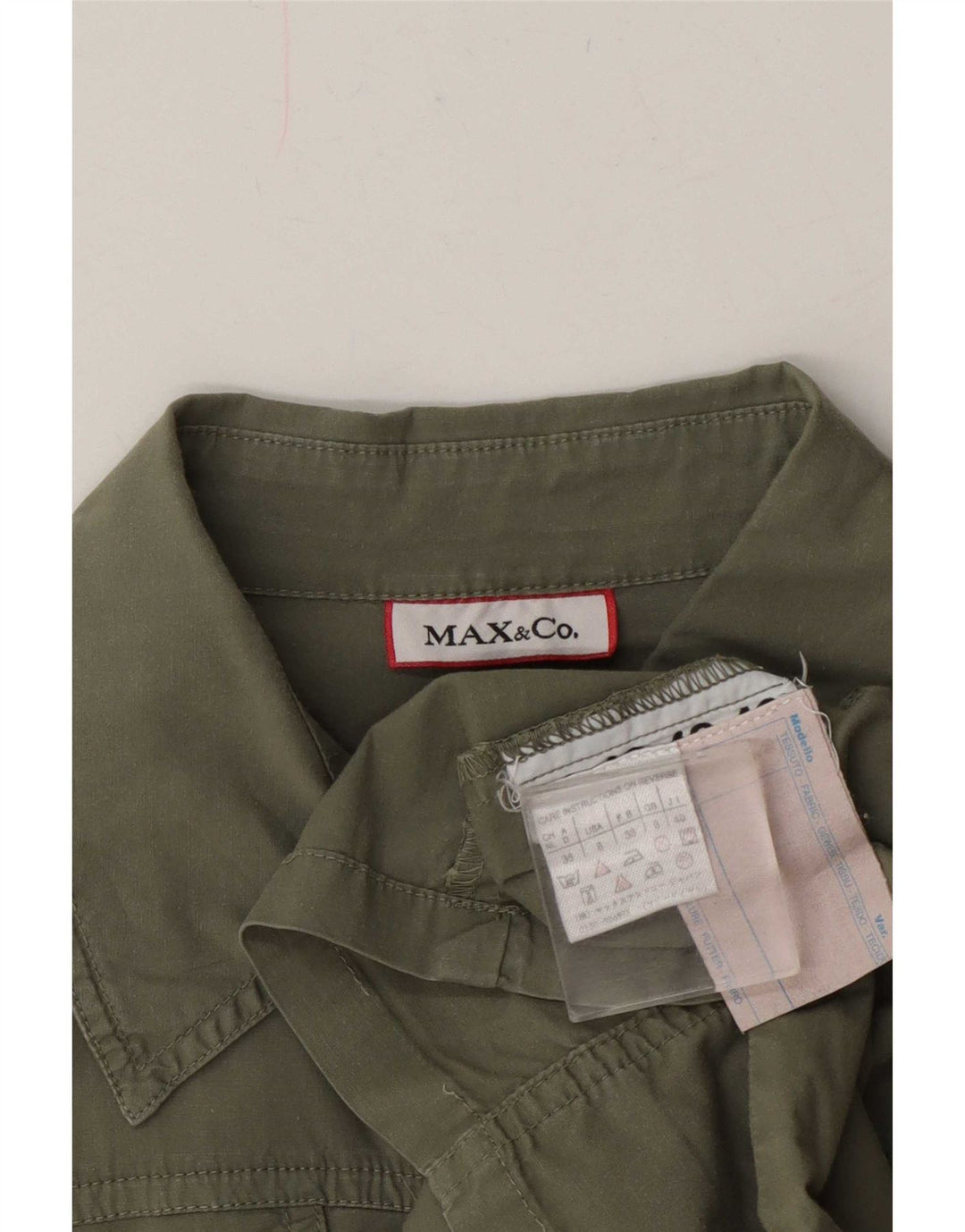 Max & Co. Γυναικείο πουλόβερ κοντομάνικο πουλόβερ UK 8 Small Khaki