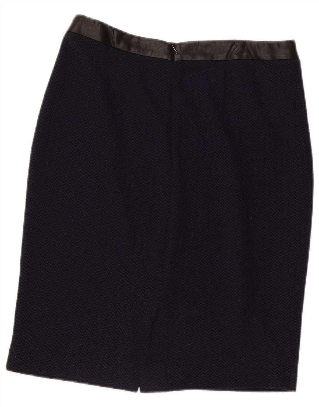 Trussardi Γυναικεία Pencil Φούστα IT 42 Medium W30 Navy Blue Ψαροκόκαλο