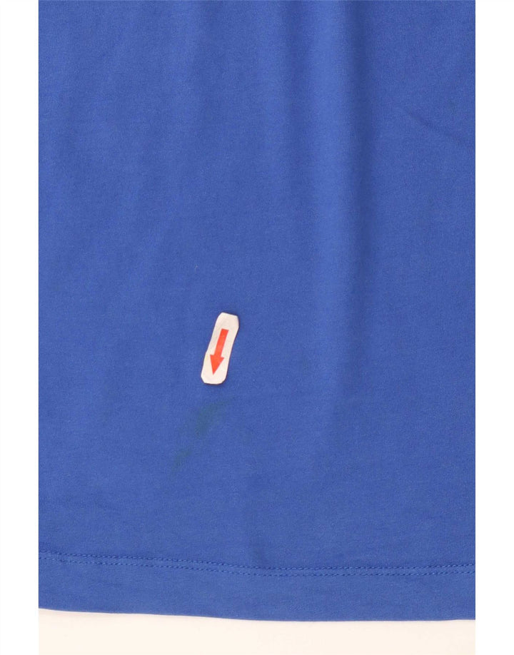 Ανδρικό μπλουζάκι Nike Dri Fit Μπλουζάκι από μεσαίο μπλε βαμβακερό