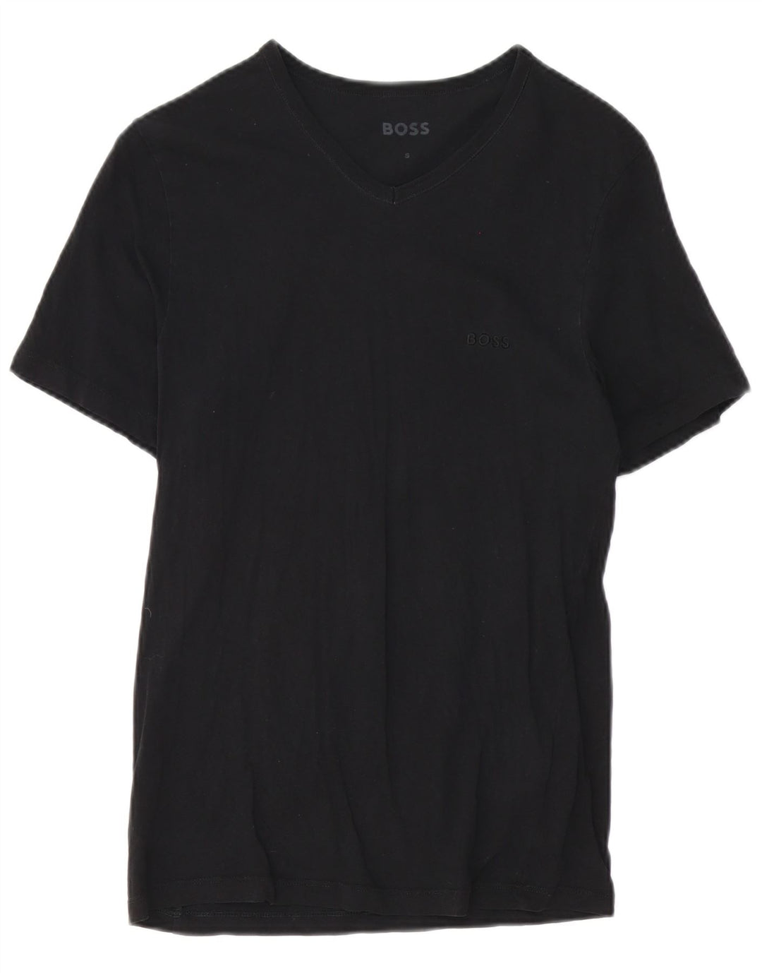 Ανδρικό T-Shirt Hugo Boss Top Μικρό μαύρο βαμβακερό